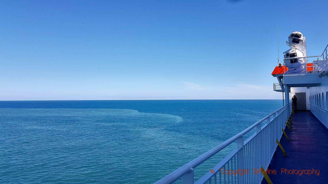 The Cook Strait crossing taking us from North Island to South Island