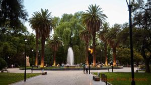 Mendoza city has several green squares